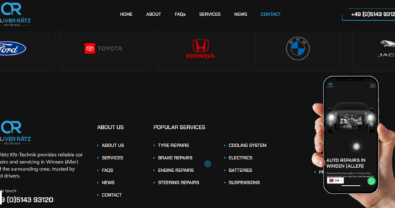 Olliver Ratz KFZ Technik New Website Launch